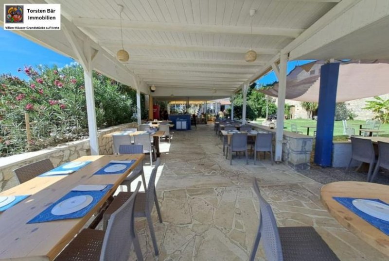 Kalives Kreta, Kalives Einzigartiges Anwesen (Restaurant) direkt am Meer – Kalives Gewerbe kaufen